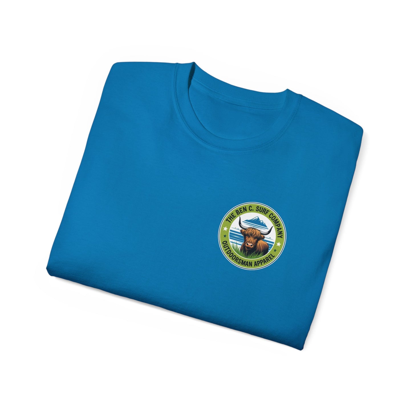 Highland Cow Logo Tee-Shirt Cotton