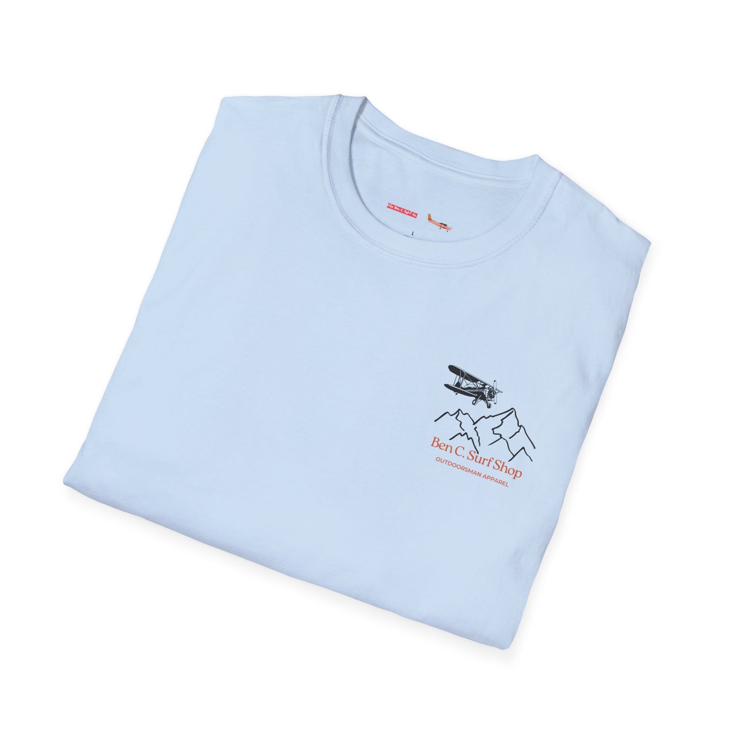 Ben C. Surf Shop Mountain & Seaplane T-Shirt — Outdoorsman Apparel