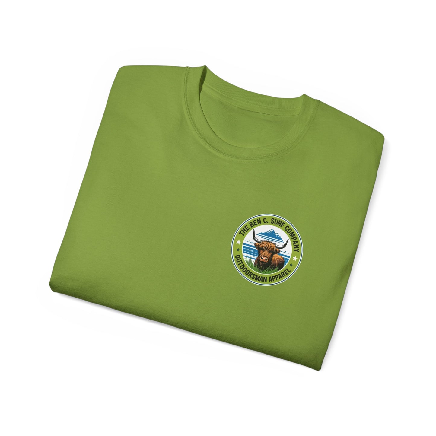 Highland Cow Logo Tee-Shirt Cotton