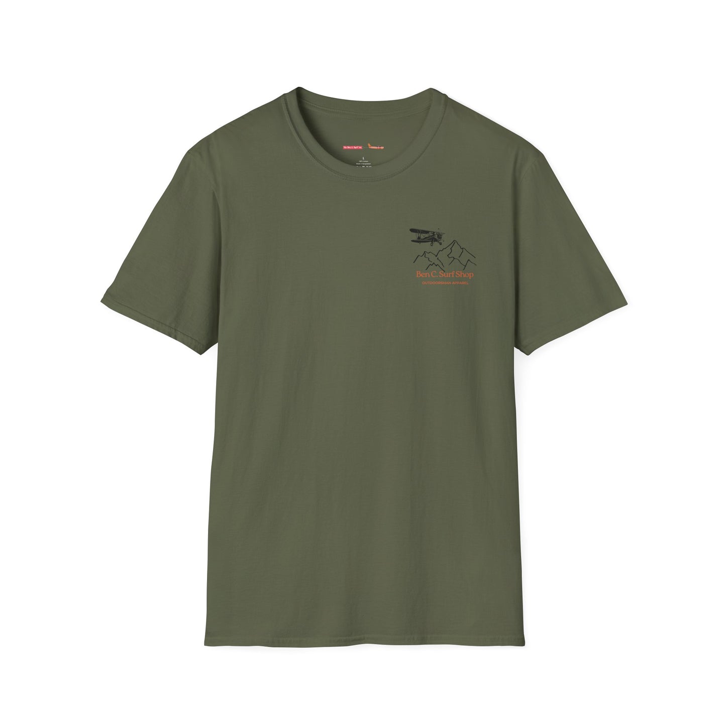 Ben C. Surf Shop Mountain & Seaplane T-Shirt — Outdoorsman Apparel