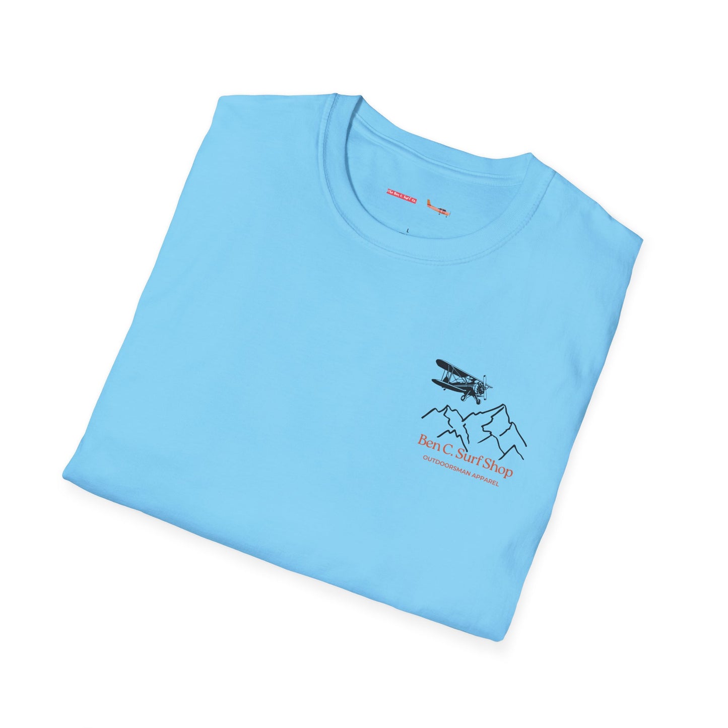 Adventure Plane T-Shirt — Ben C. Surf Shop Mountains & Biplane Outdoor Tee