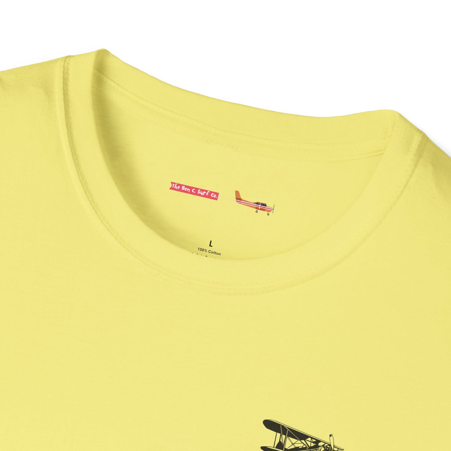 Adventure Plane T-Shirt — Ben C. Surf Shop Mountains & Biplane Outdoor Tee