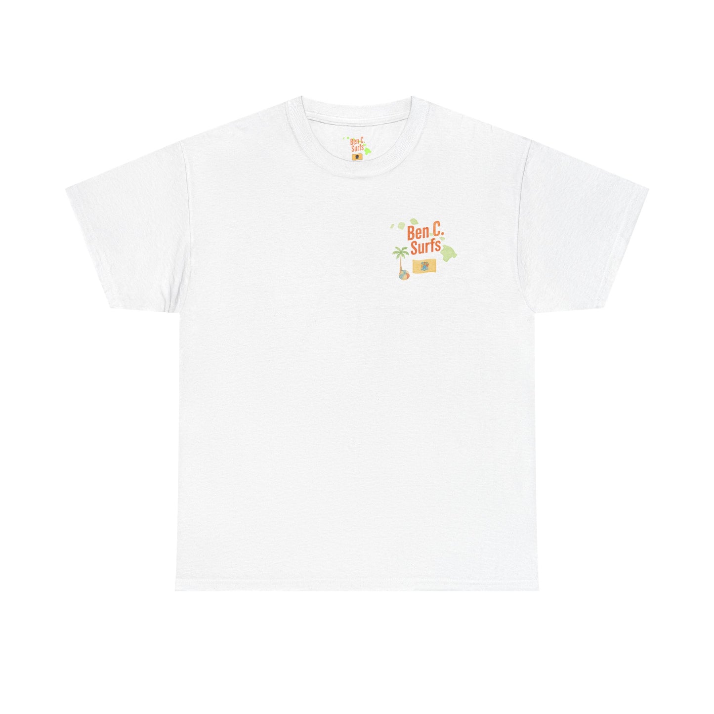 Ben C. Surfs Watercolor Logo Tee