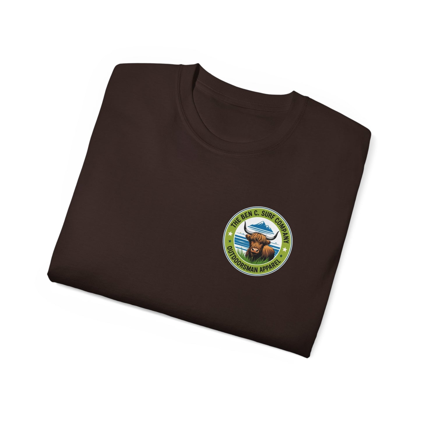 Highland Cow Logo Tee-Shirt Cotton