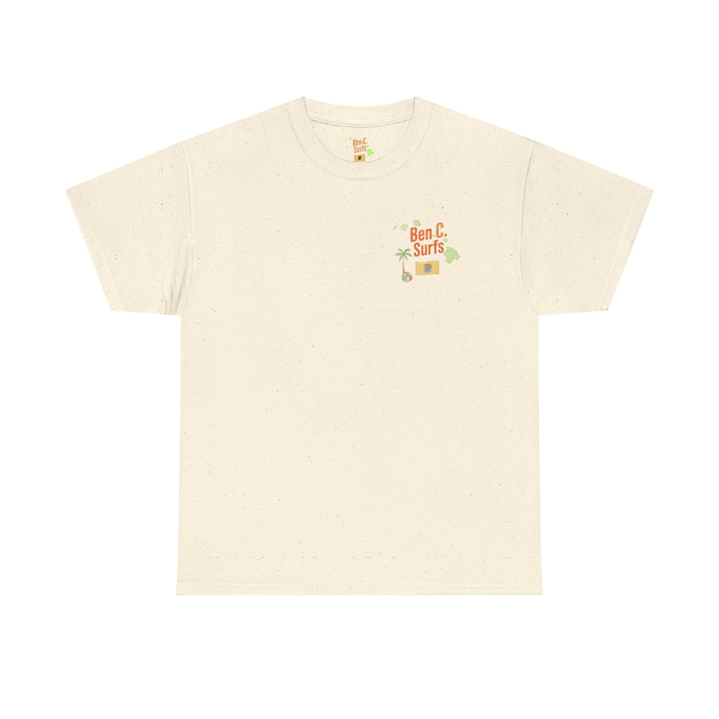 Ben C. Surfs Watercolor Logo Tee