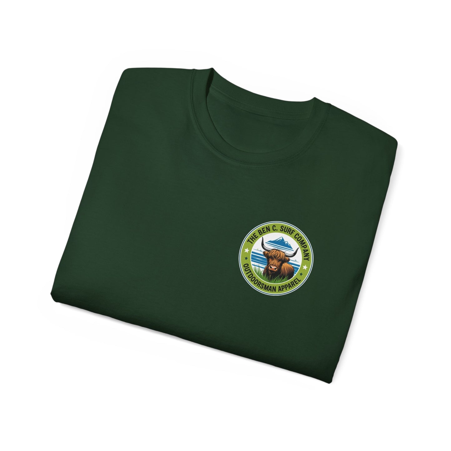Highland Cow Logo Tee-Shirt Cotton