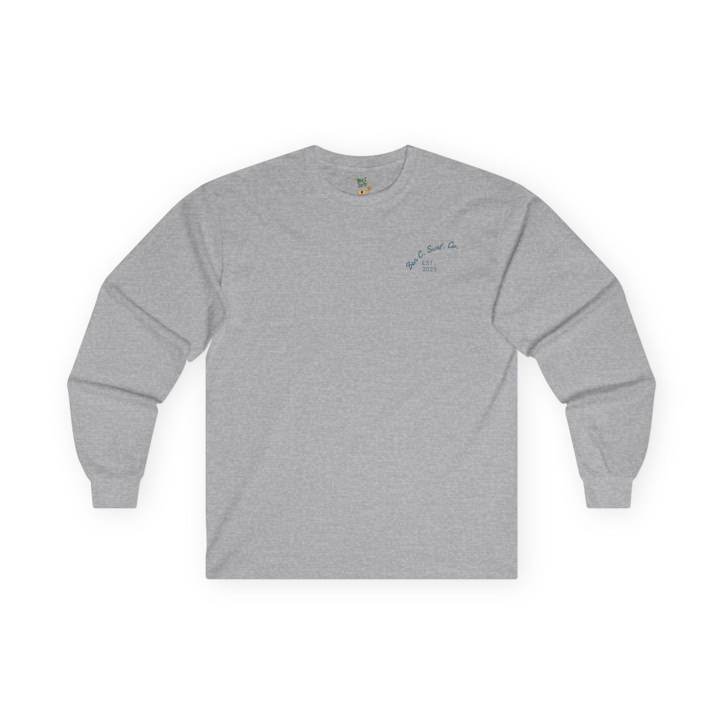 Long Sleeve Tee — "One Wave, One Trail, One Road, One Place"