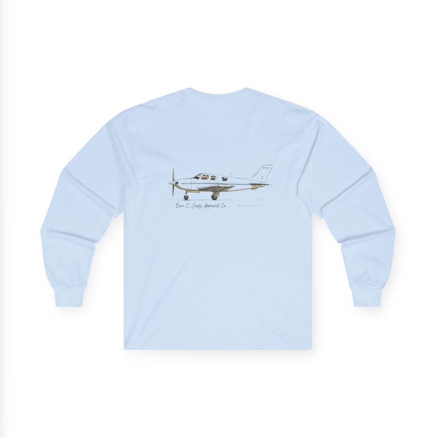 Aviation Sketch Long Sleeve Tee
