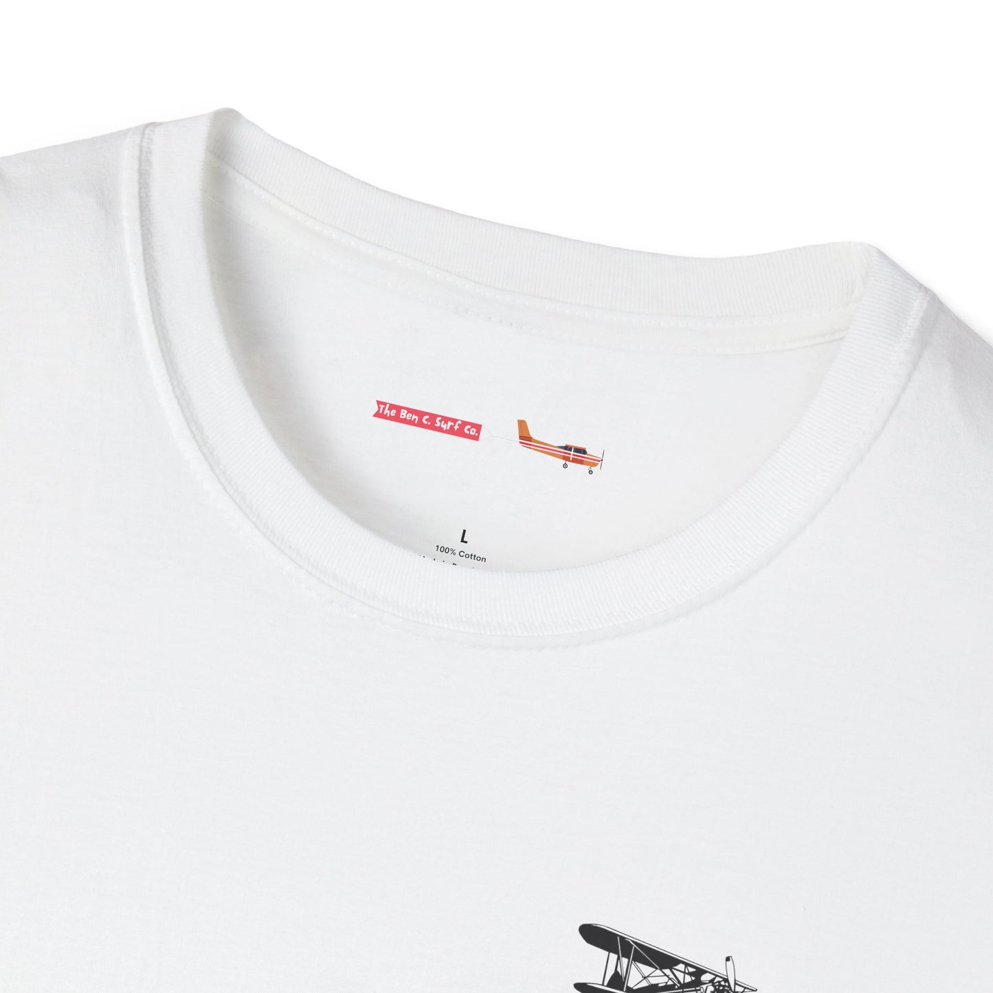 Adventure Plane T-Shirt — Ben C. Surf Shop Mountains & Biplane Outdoor Tee