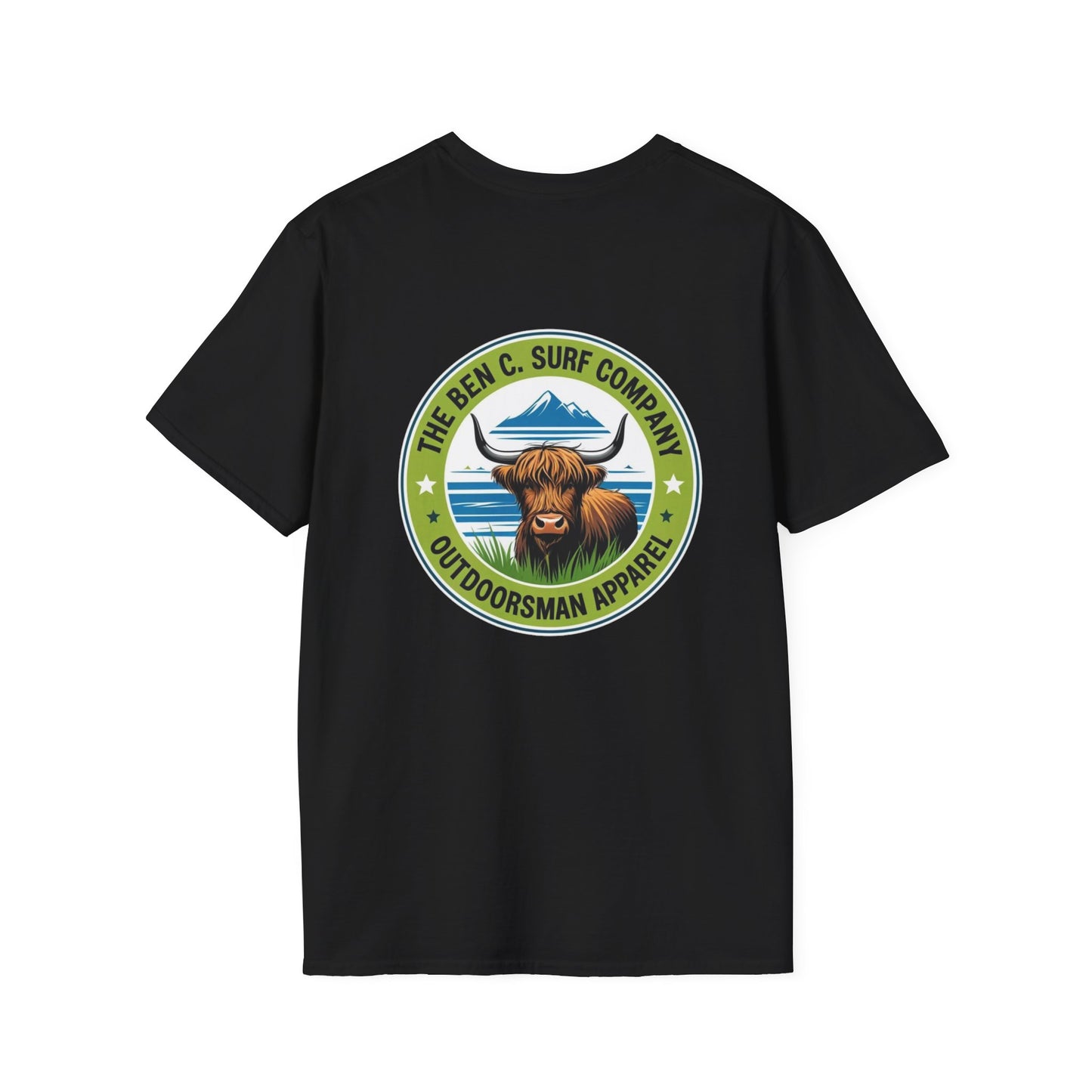 Highland Cow Logo Cotton Soft Style T-Shirt