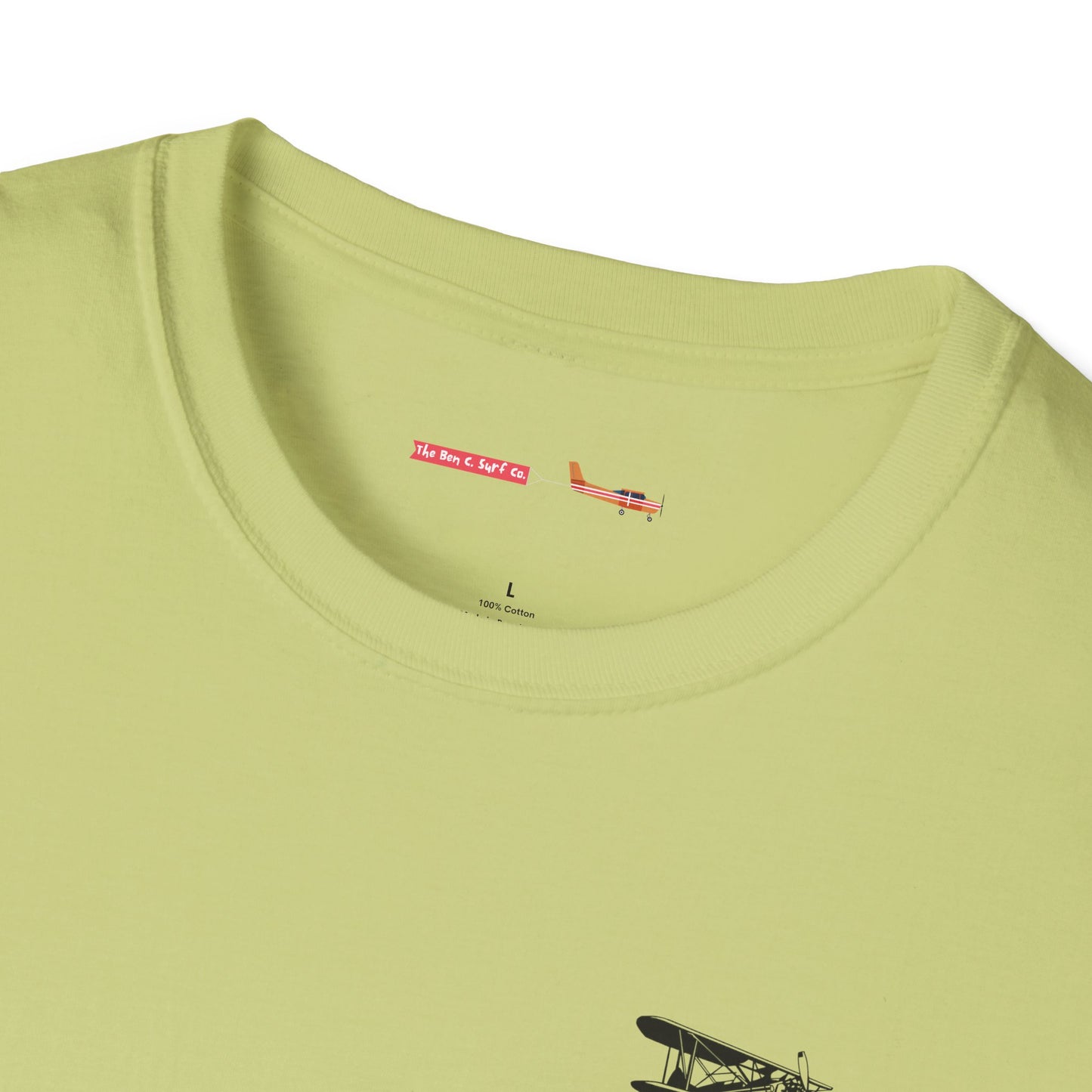 Adventure Plane T-Shirt — Ben C. Surf Shop Mountains & Biplane Outdoor Tee