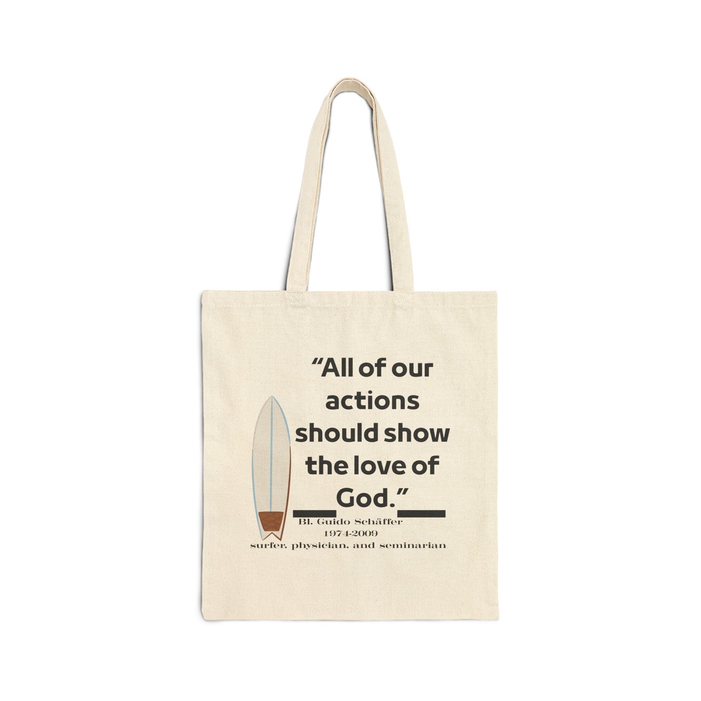 Canvas Tote Bag Bl. Guido Style