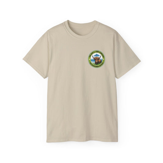 Highland Cow Logo Tee-Shirt Cotton
