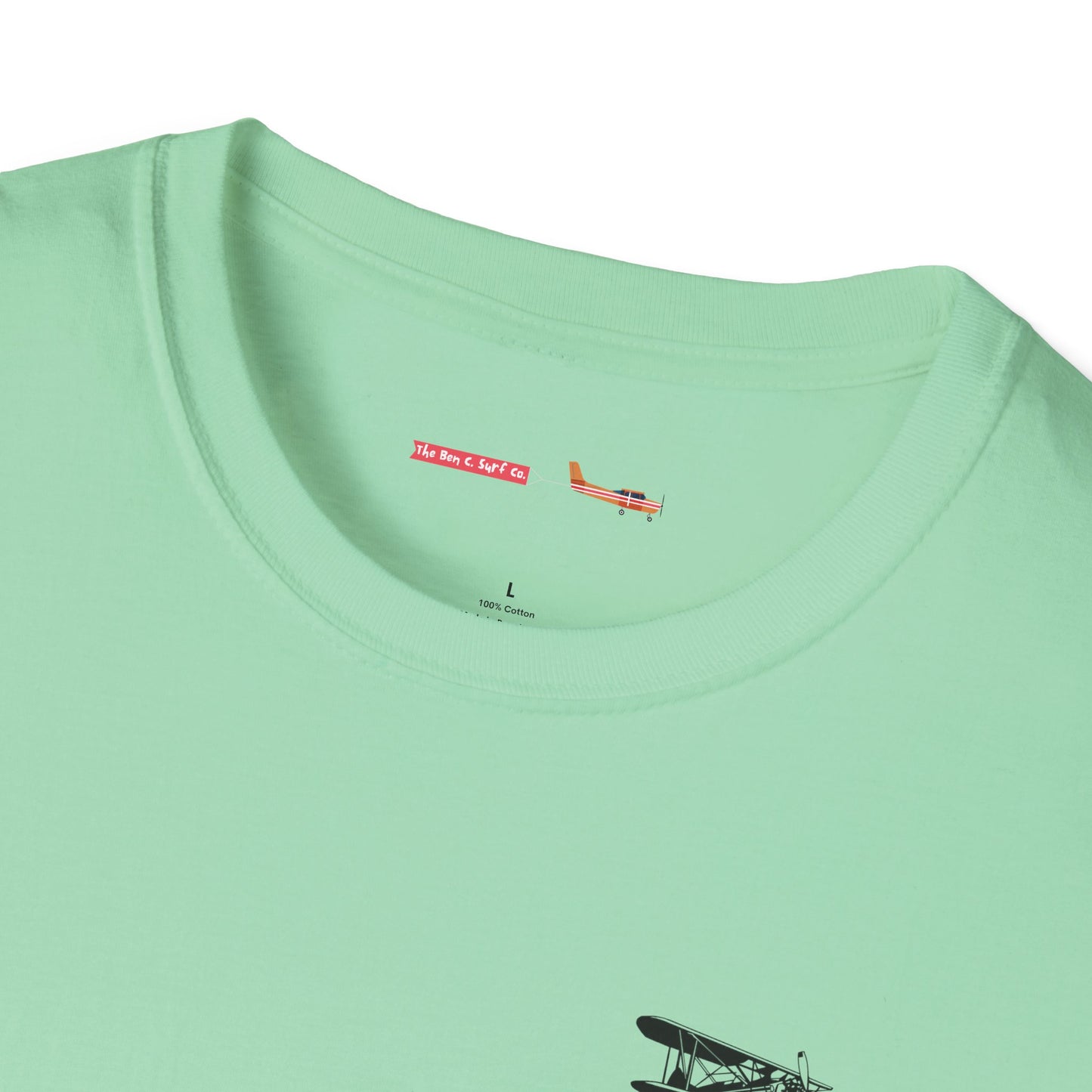 Adventure Plane T-Shirt — Ben C. Surf Shop Mountains & Biplane Outdoor Tee