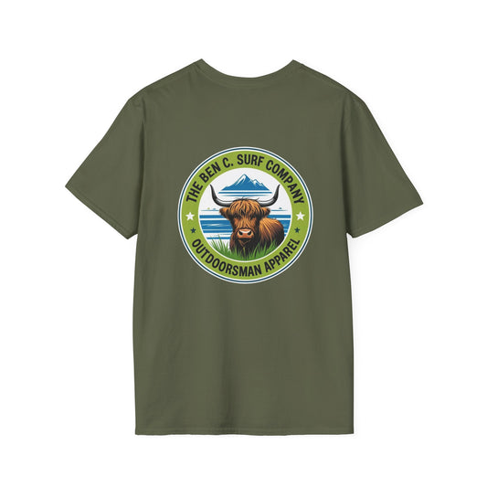 Highland Cow Logo Cotton Soft Style T-Shirt