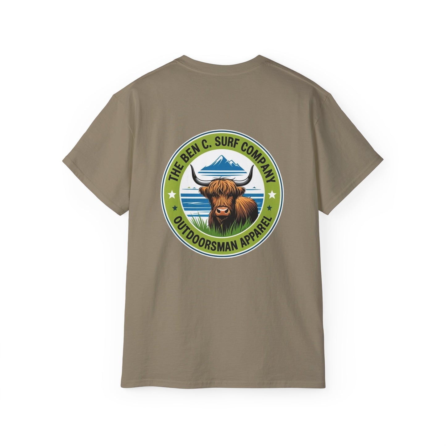 Highland Cow Logo Tee-Shirt Cotton