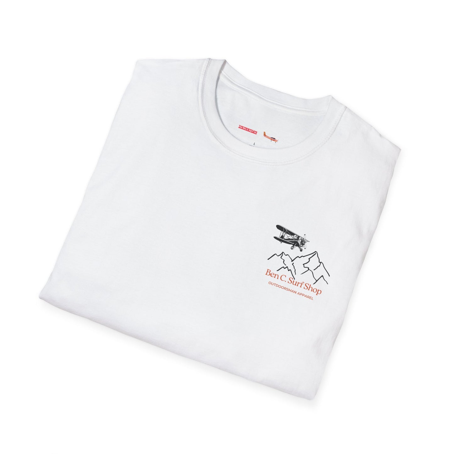 Ben C. Surf Shop Mountain & Seaplane T-Shirt — Outdoorsman Apparel