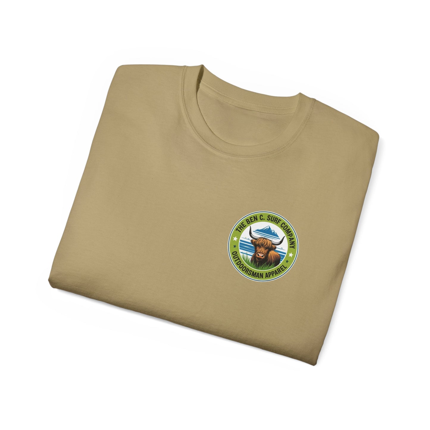 Highland Cow Logo Tee-Shirt Cotton