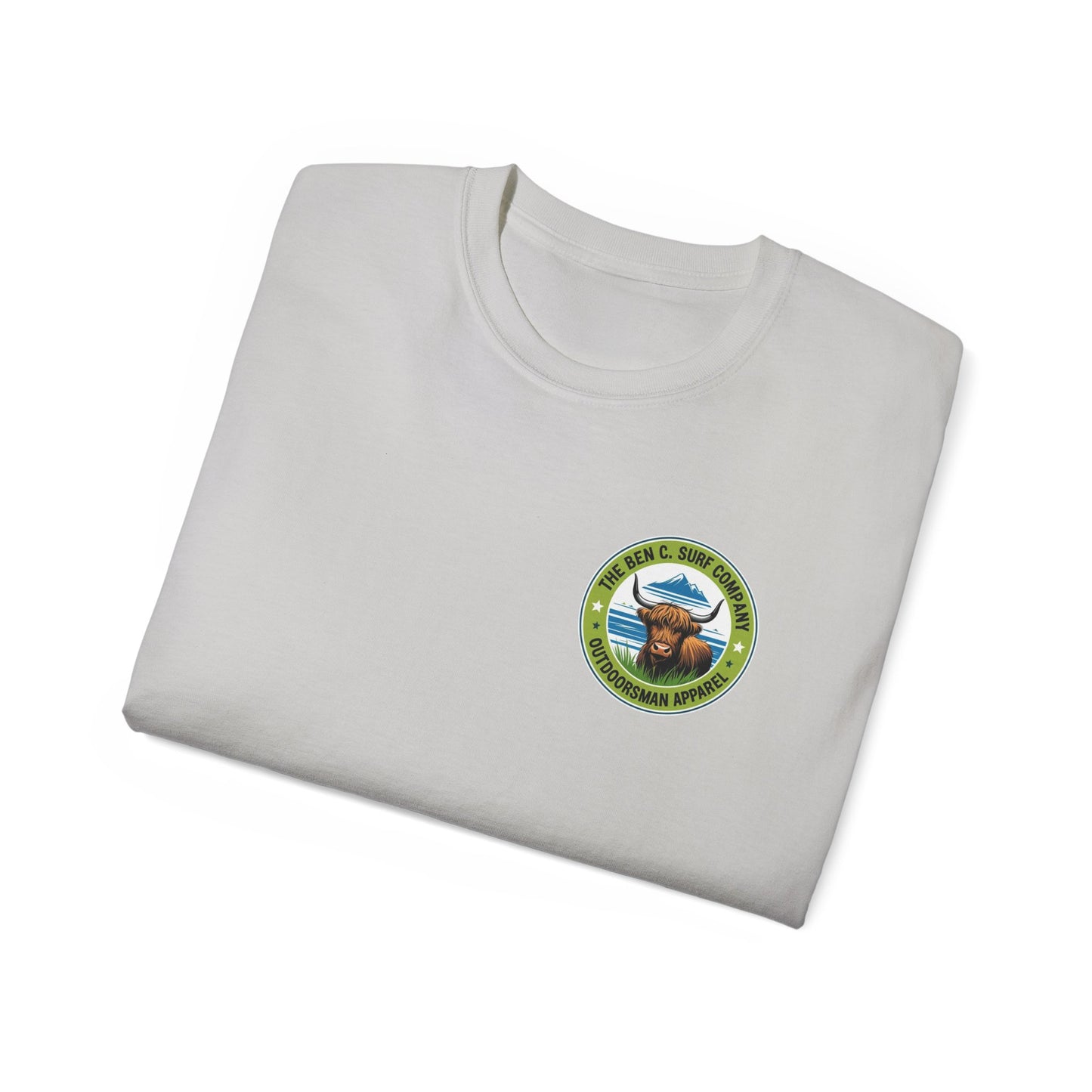 Highland Cow Logo Tee-Shirt Cotton