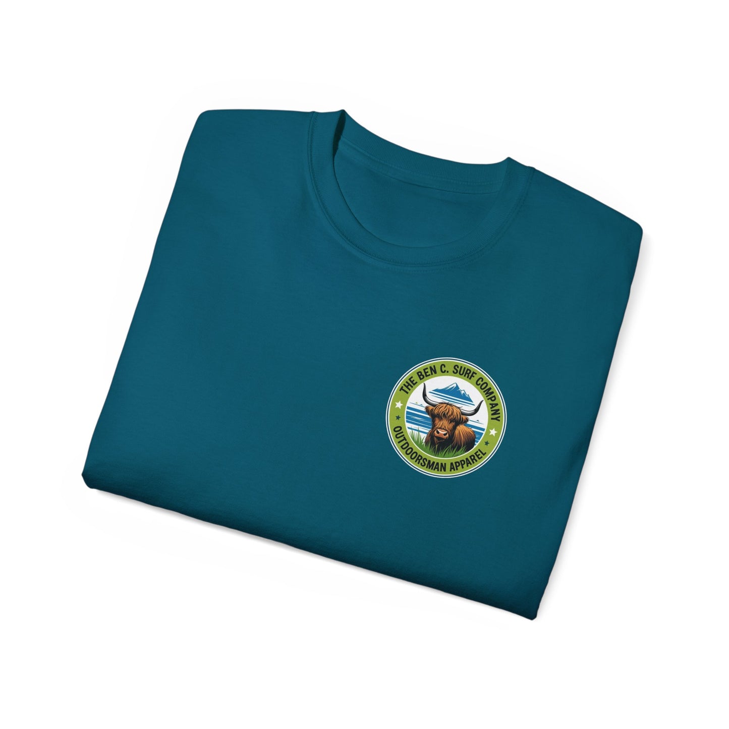 Highland Cow Logo Tee-Shirt Cotton