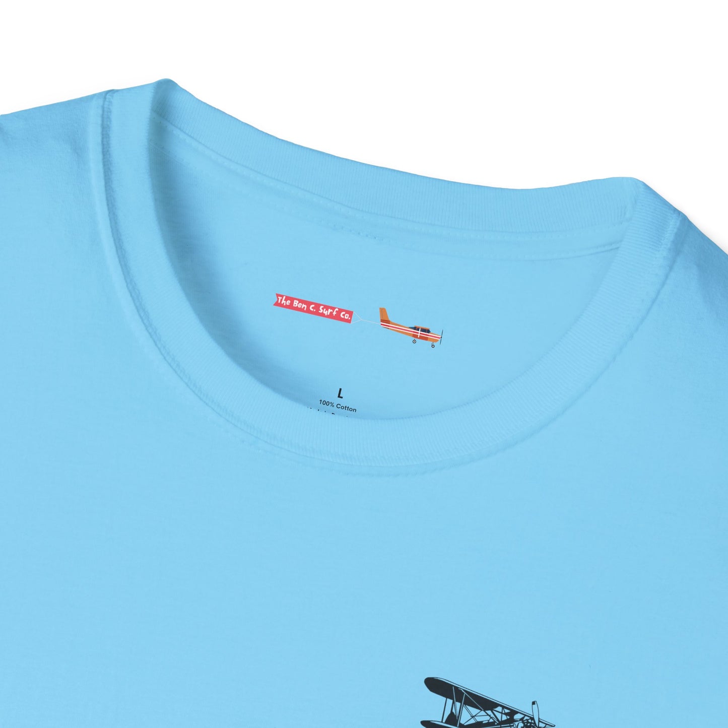 Adventure Plane T-Shirt — Ben C. Surf Shop Mountains & Biplane Outdoor Tee