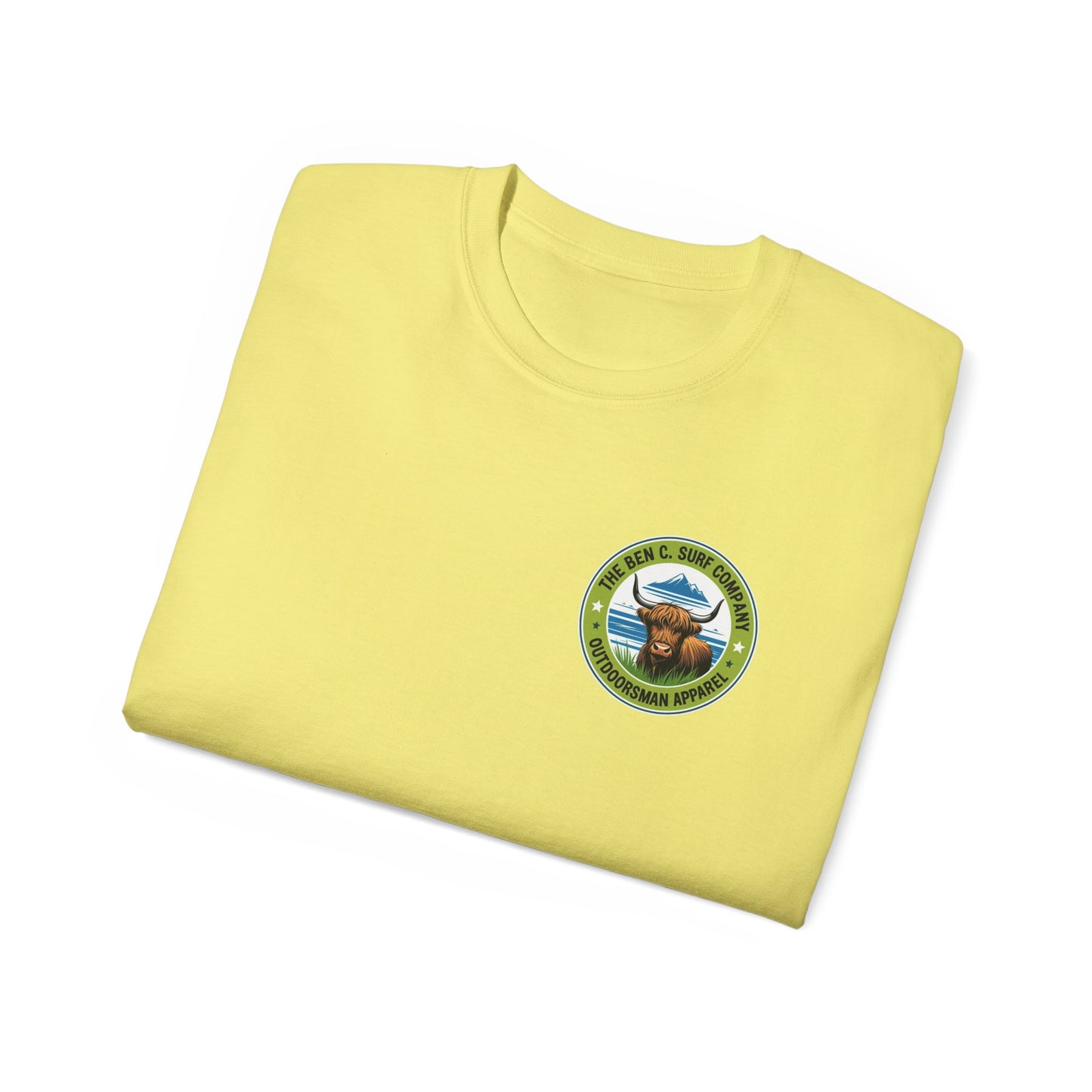 Highland Cow Logo Tee-Shirt Cotton