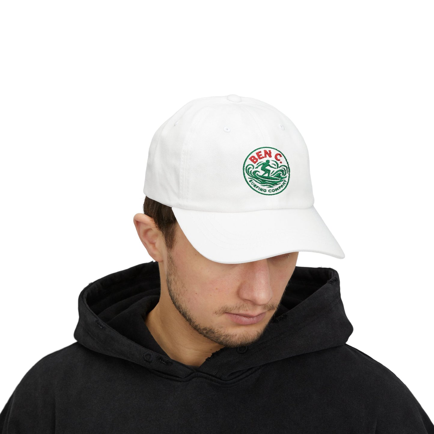 Ben C Surfing Company Embroidered Classic Dad Cap