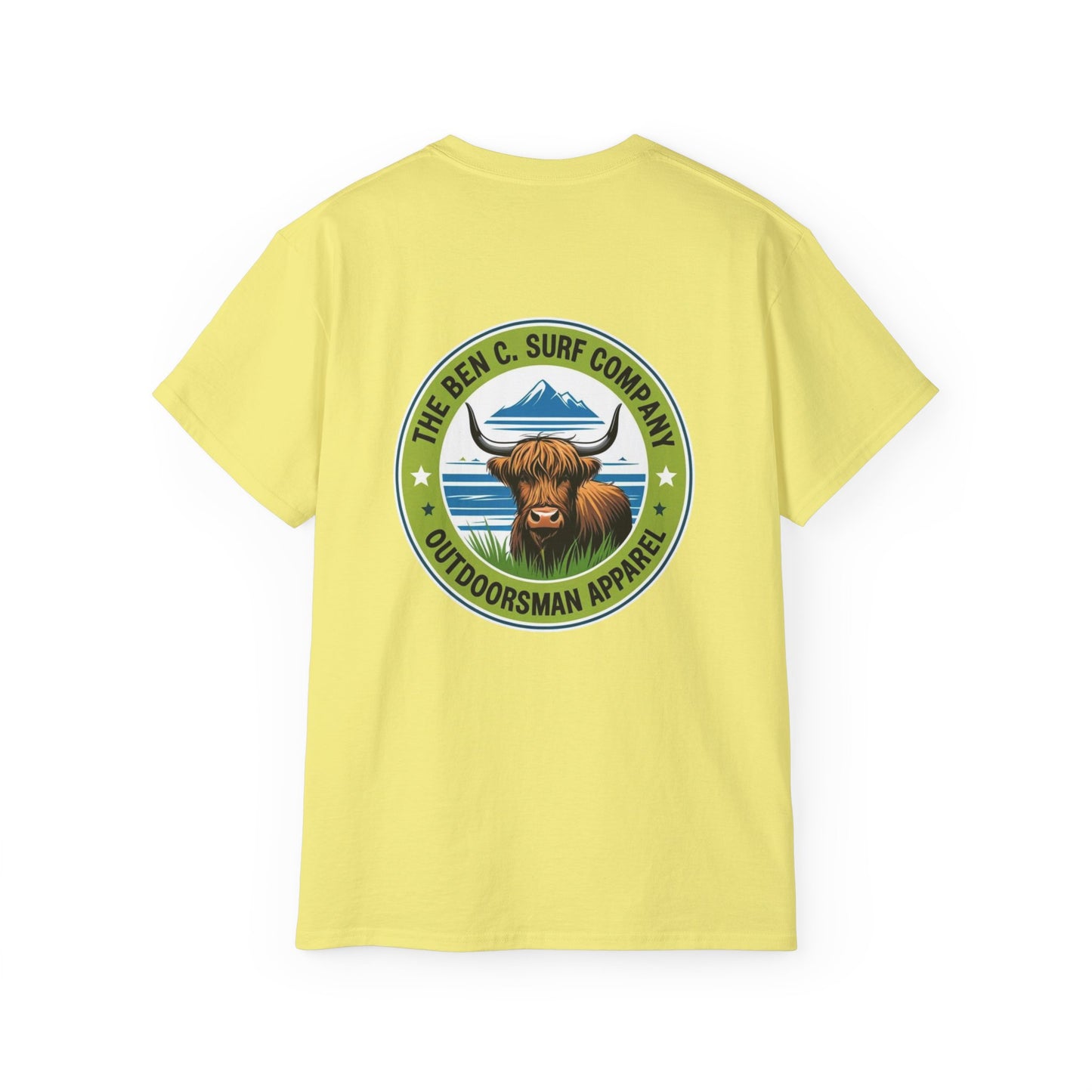 Highland Cow Logo Tee-Shirt Cotton