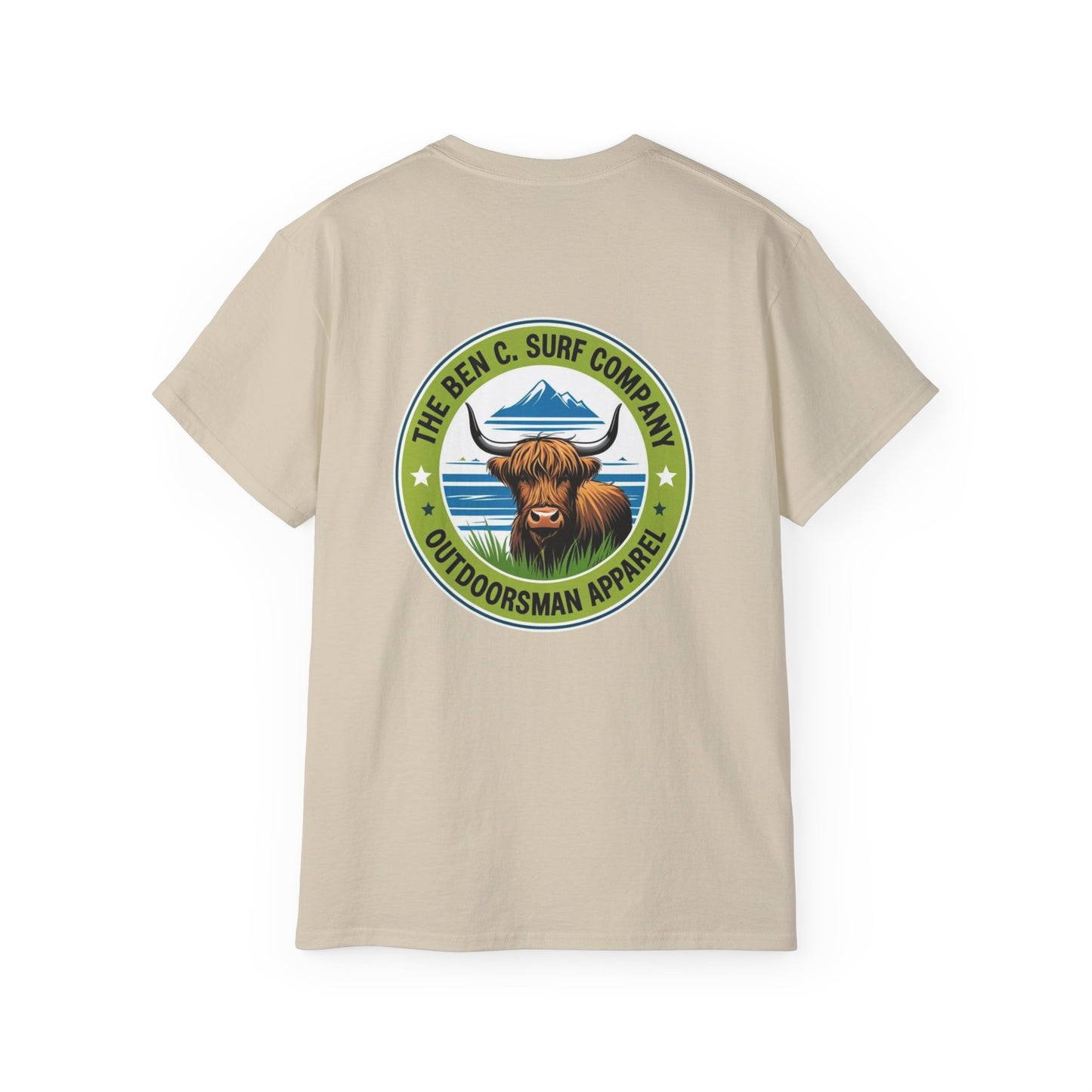 Highland Cow Logo Tee-Shirt Cotton