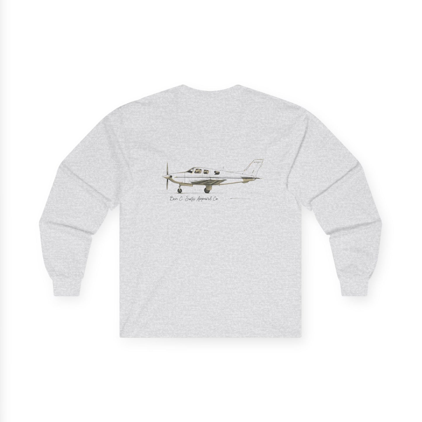 Aviation Sketch Long Sleeve Tee