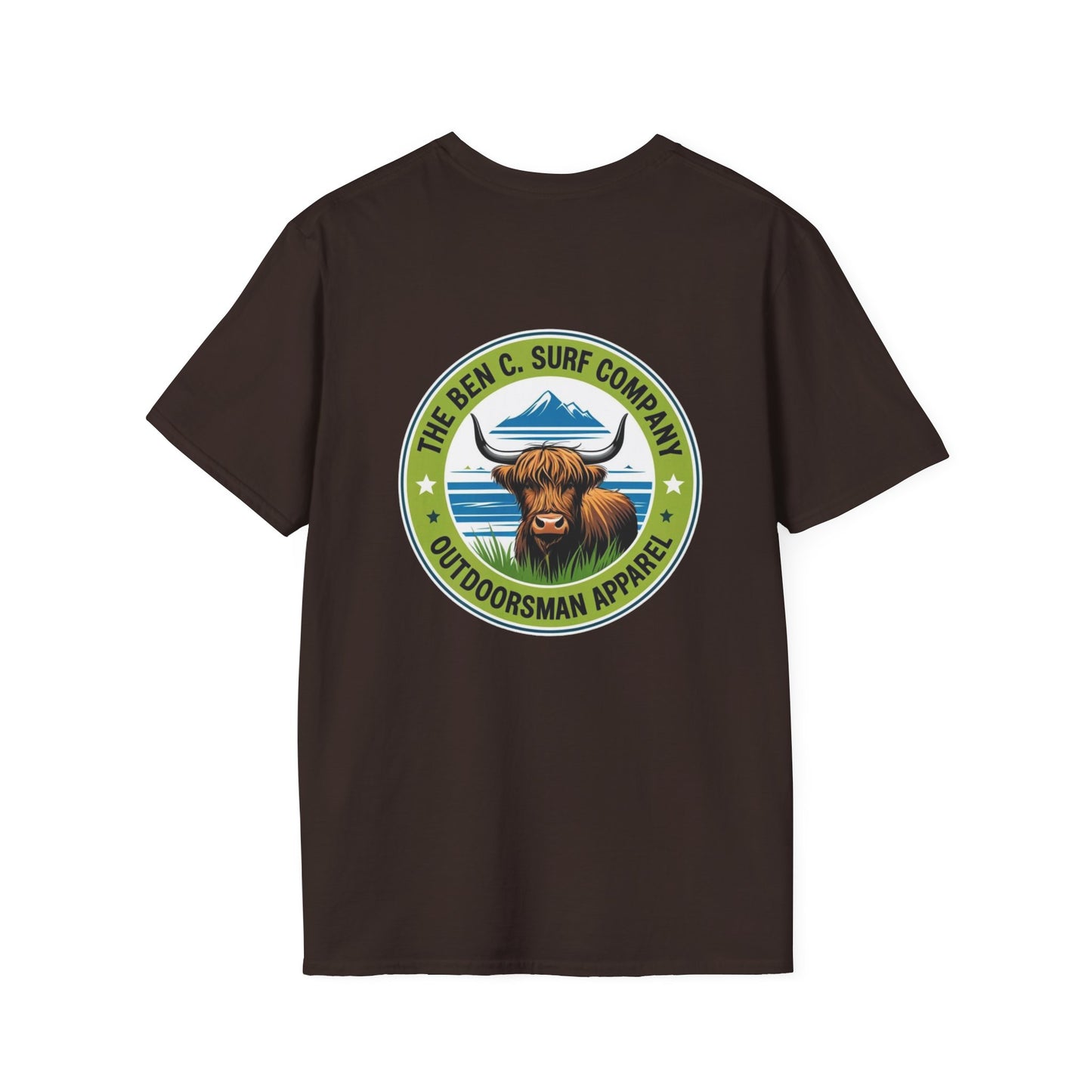Highland Cow Logo Cotton Soft Style T-Shirt