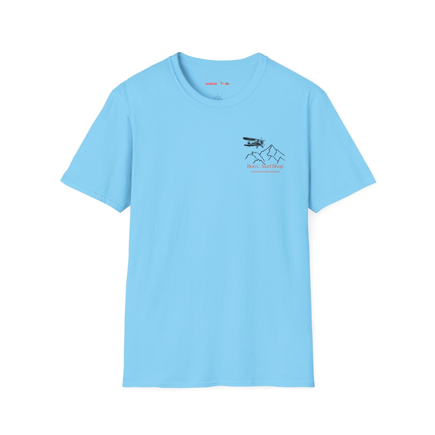 Adventure Plane T-Shirt — Ben C. Surf Shop Mountains & Biplane Outdoor Tee