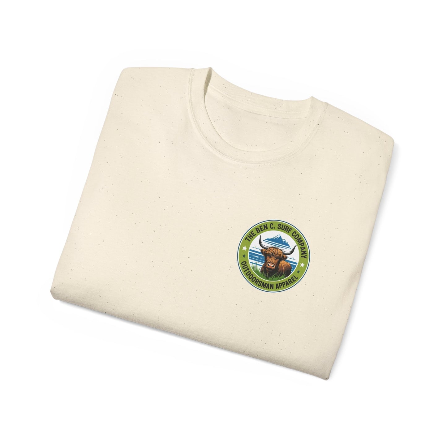 Highland Cow Logo Tee-Shirt Cotton
