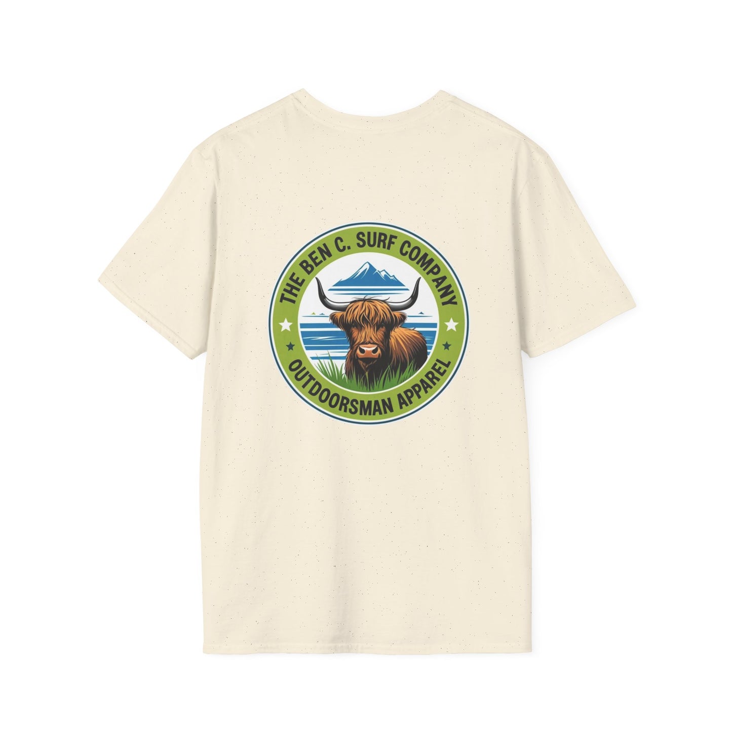 Highland Cow Logo Cotton Soft Style T-Shirt
