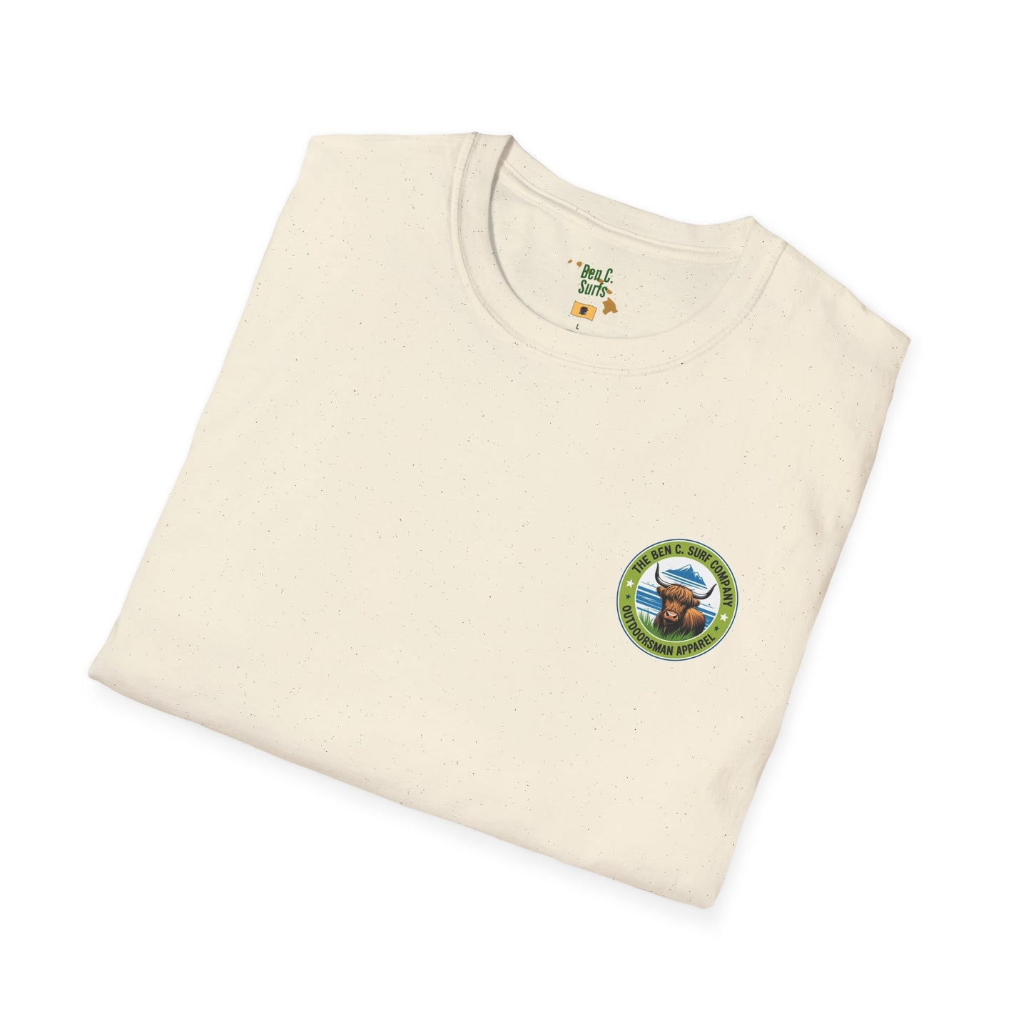 Highland Cow Logo Cotton Soft Style T-Shirt