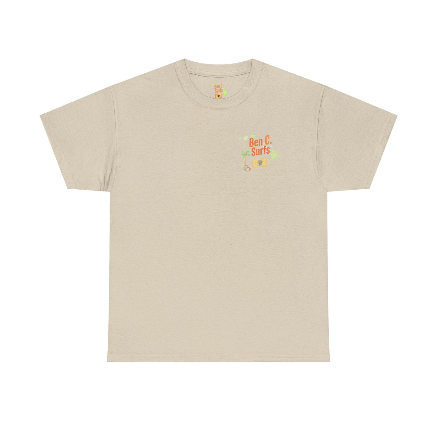 Ben C. Surfs Watercolor Logo Tee