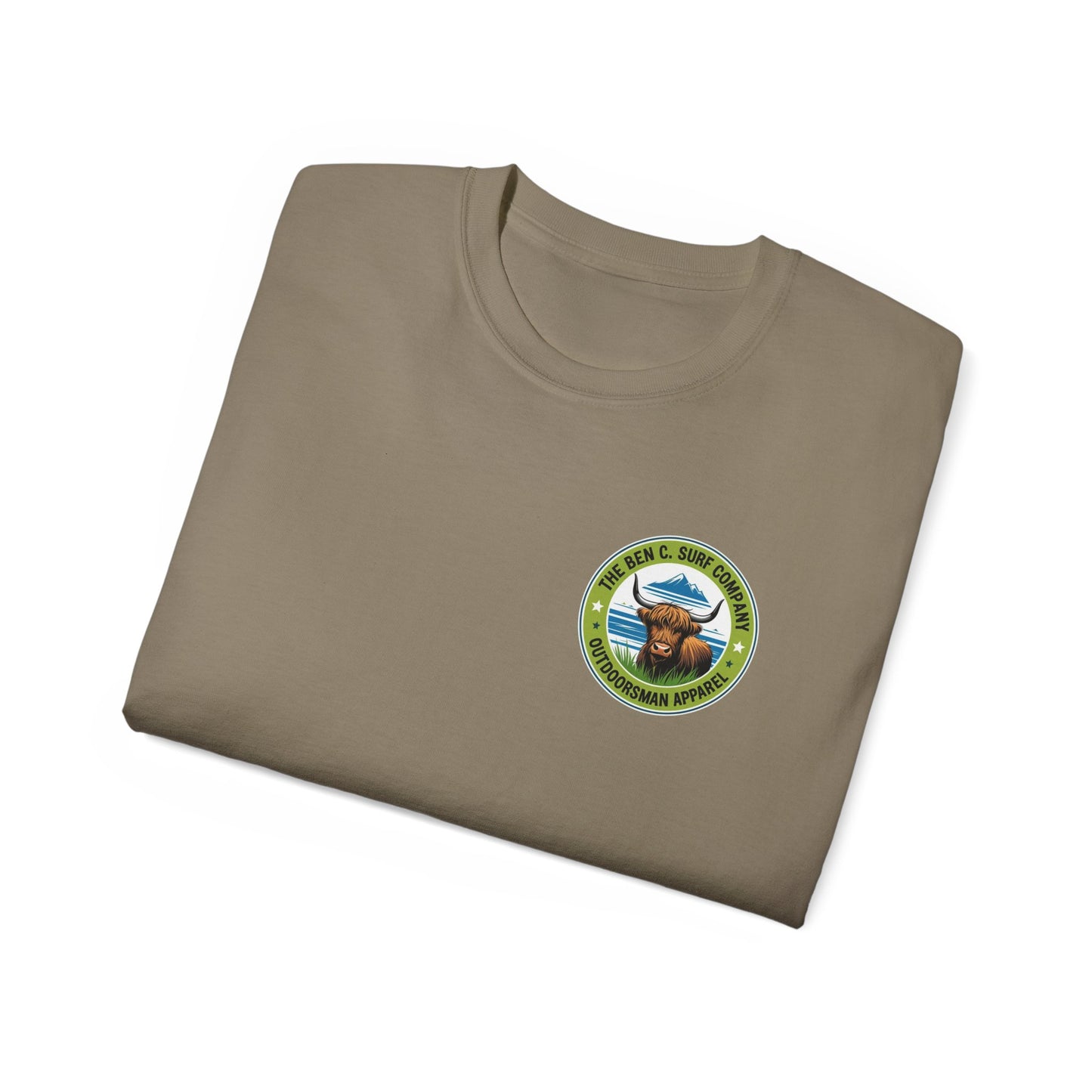 Highland Cow Logo Tee-Shirt Cotton