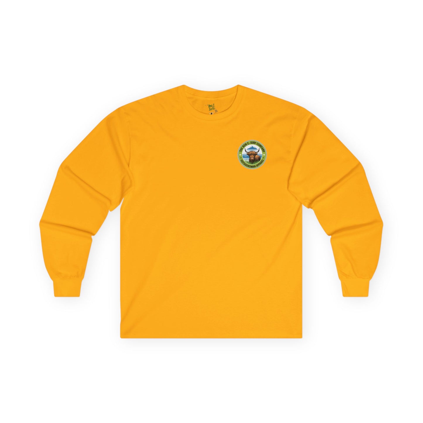 Highland Cow Graphic Logo Long Sleeve Tee