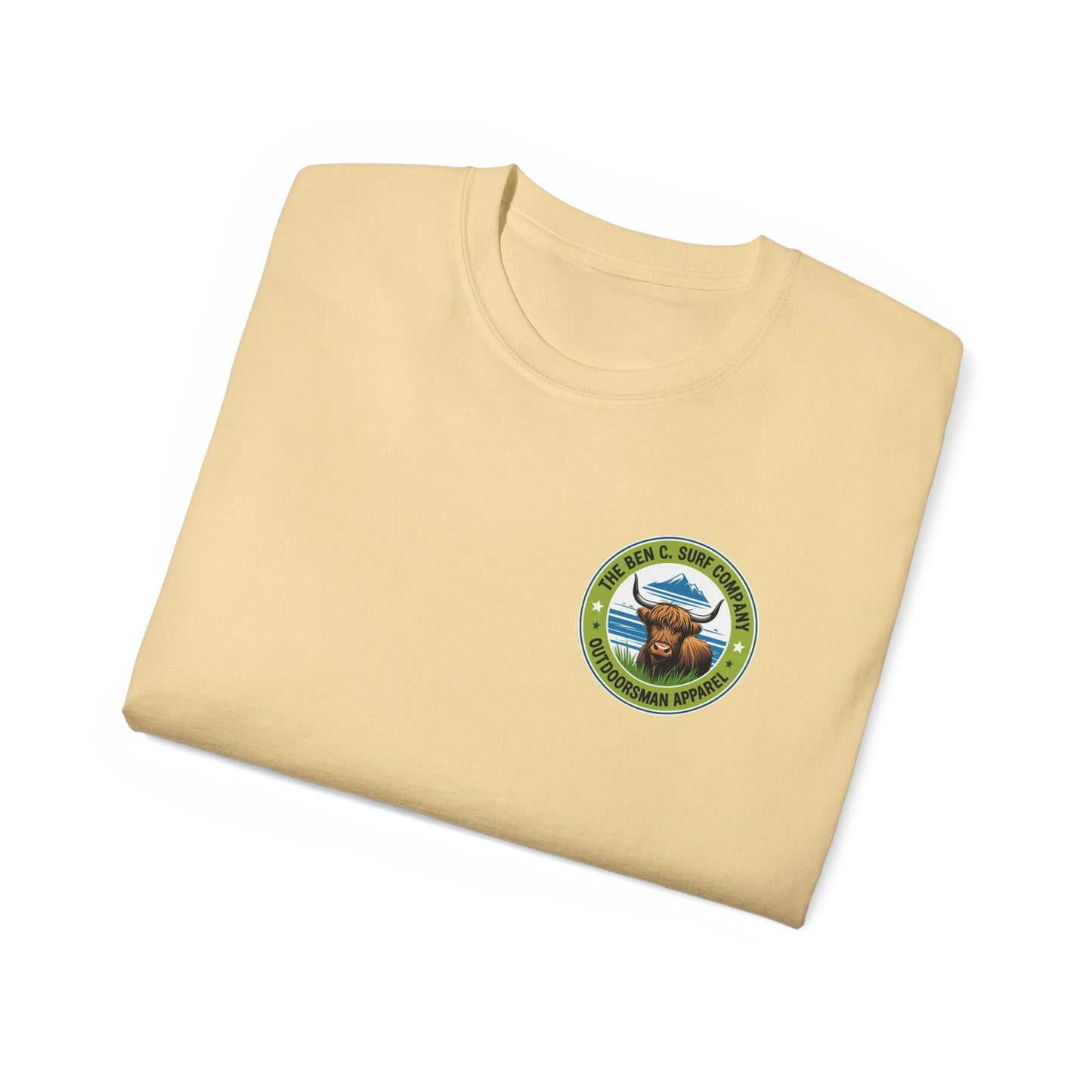 Highland Cow Logo Tee-Shirt Cotton