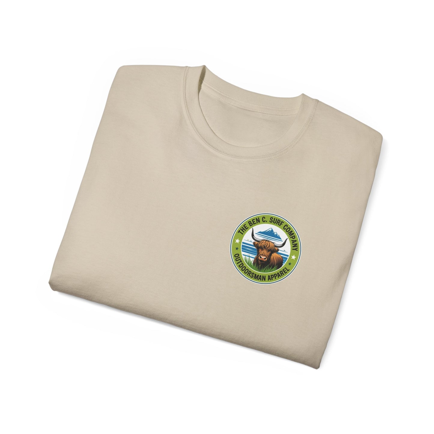 Highland Cow Logo Tee-Shirt Cotton